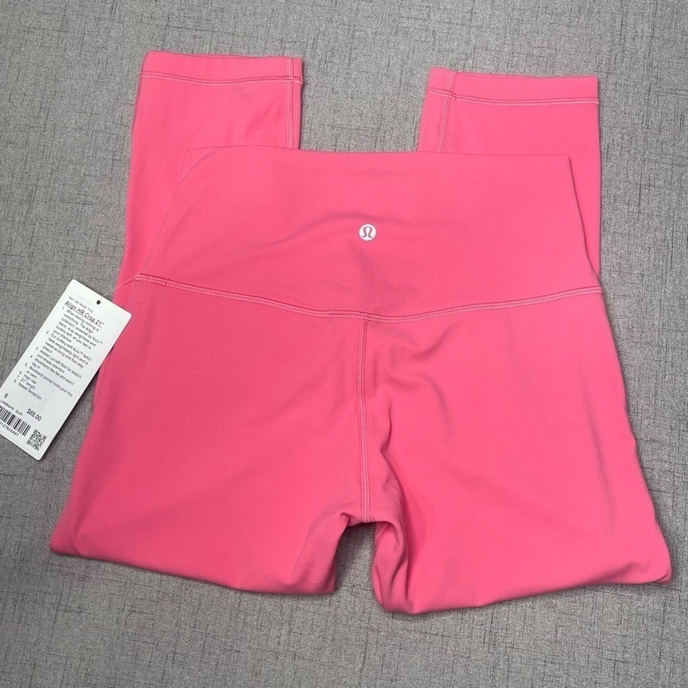 Lululemon Align High Rise Crop Leggings Guava Pink Nwt 8 - Picture 5 of 9